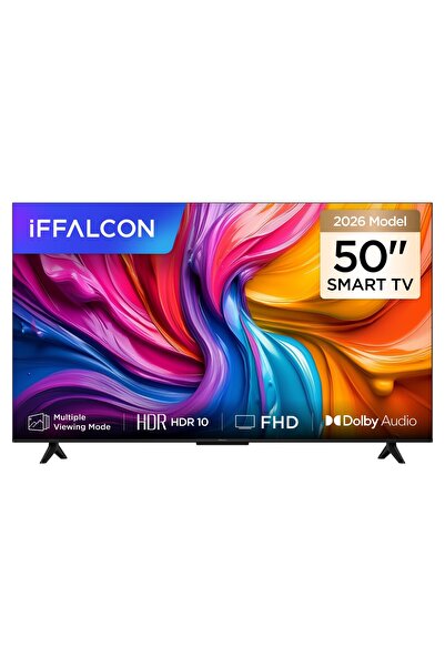iFFALCON 50S55A 50 İnç QLED Akıllı TV FHD HDR 10 Android TV, Dolby Audio (202...