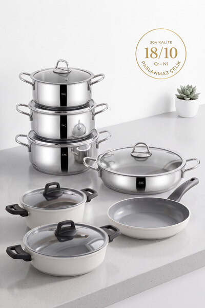 Taç Bengü Pro 13 Piece Cooking Set