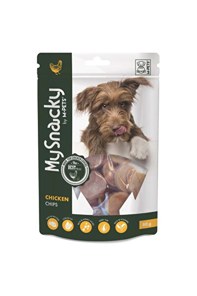 M-PETS CHICKEN CHIPS KÖPEK ÖDÜLÜ 80GR