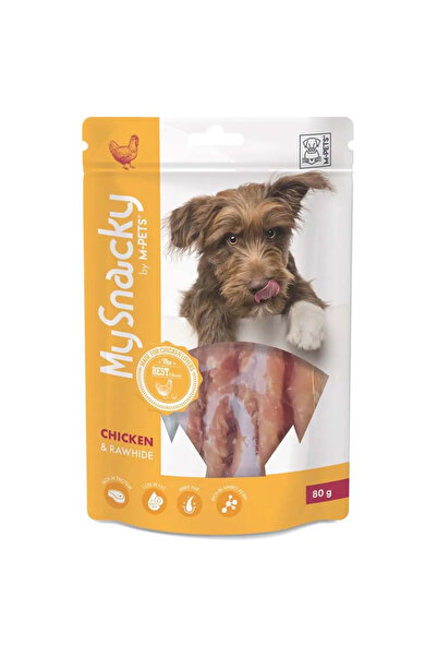 M-PETS MY SNACKY CHICKEN & RAWHIDE KÖPEK ÖDÜLÜ 80GR