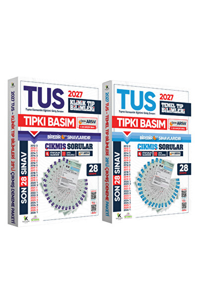 İnformal Yayınları 2027 TUS Temel&Klinik Tıp Bilimleri ÖSYM Çıkmış Soru Tıpkı...