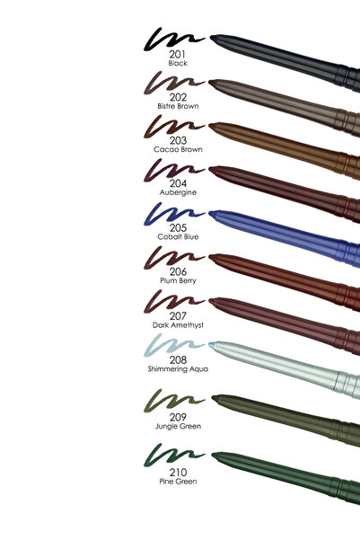 Golden Rose Liner Matic Waterproof Eyepencil - 201 Black - Suya Dayanıklı Siyah Göz Kalemi