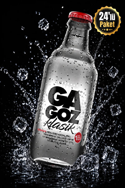 GA GOZ 250ML x 24'lü Paket - Gazoz Frambuaz Aromalı