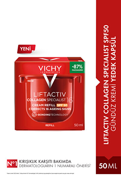 Vichy Liftactiv Collagen Specialist Spf50 Day Cream Refill Capsule 50 ml