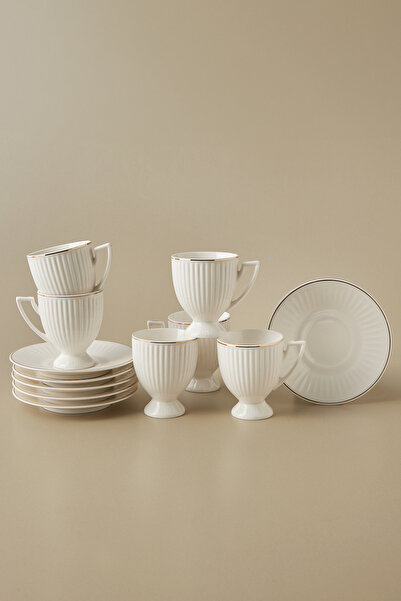 Karaca Elena 6-Person Coffee Cup 90 ml