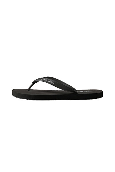 Calvin Klein Pánske čierne papuče s logom značky, vhodné na každodenné použit...