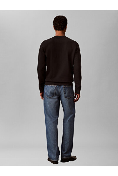 Calvin Klein CL LS 350TRRY WVN LBL CN SWTSH