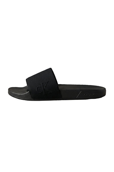 Calvin Klein Erkek Essential Side Logo Detaylı Terlik
