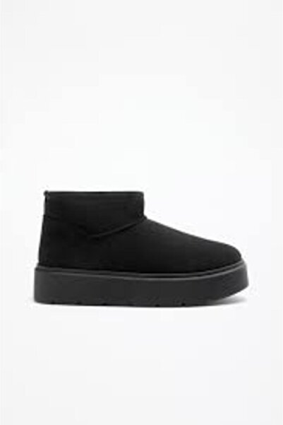 LEFTIES Women Platform ankle boots with faux fur