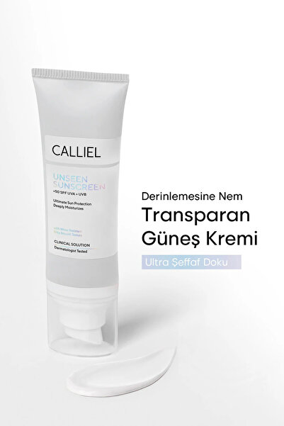 CALLİEL Görünmeyen, Şeffaf & Doğal Bitişli Nemlendirici Etkili 50 SPF Makyaj Bazı 80 Ml