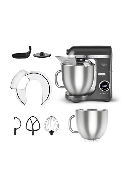 Karaca Mastermaid Chef Ultra D2000W Dijital Ekranlı Hamur Yoğurma Makinesi Ma...