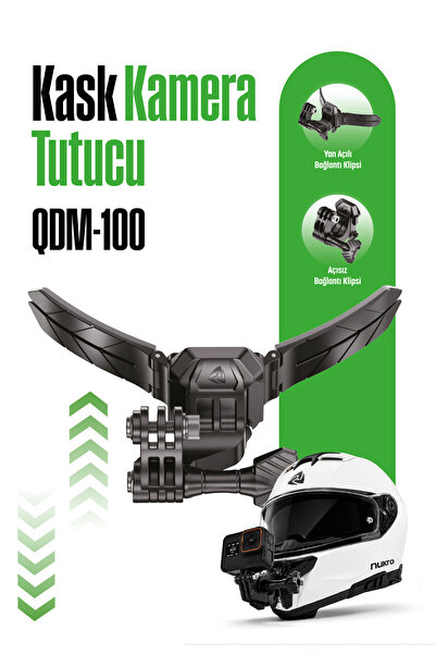 Nukrotech Motosiklet Kaskı İçin Aksiyon Kamera Alt Çene Bağlantı Aparatı Seti