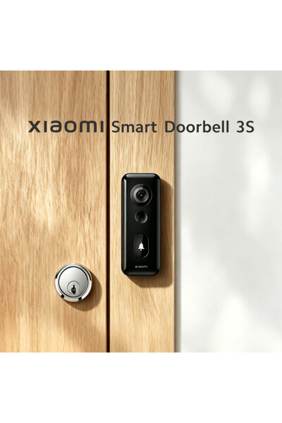 Xiaomi Smart Doorbell 3S Akıllı 2K Kameralı Kapı Zili WiFi App Kontrol Hareke...