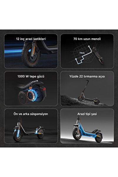 Xiaomi Electric Scooter 6 Pro (Xiaomi Türkiye Garantili)