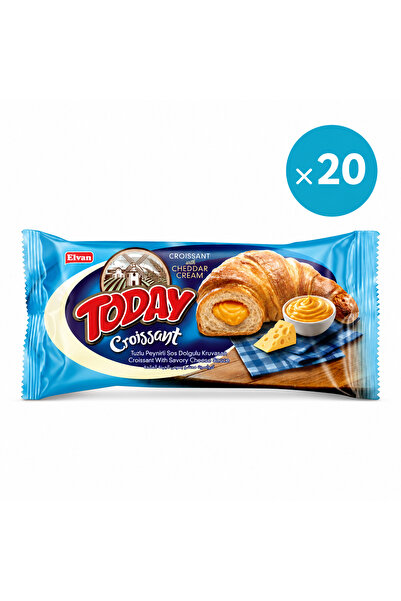 Elvan Today Kruvasan Tuzlu Peynirli 36 Gr. 20 Adet (1 Kutu)