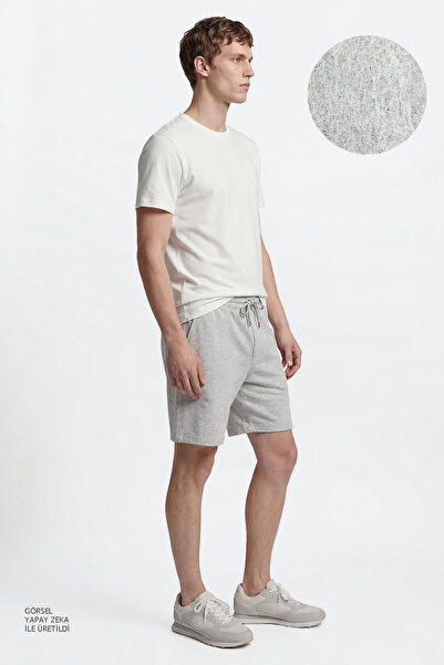 AC&Co / Altınyıldız Classics Men's Dark Gray Melange Cotton Comfortable Breat...