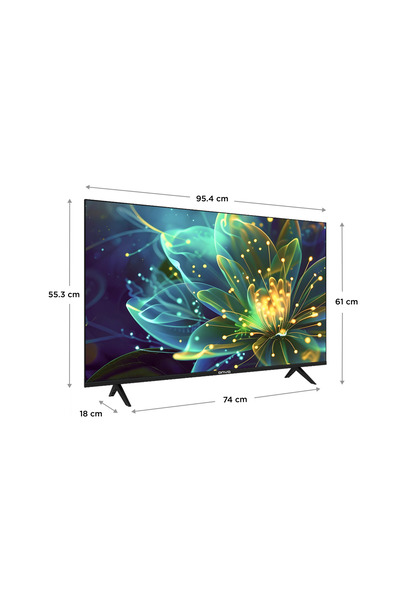 ONVO 43VL80F3FA 43'' 109 Ekran Uydu Alıcılı Full HD WhaleOS LED TV