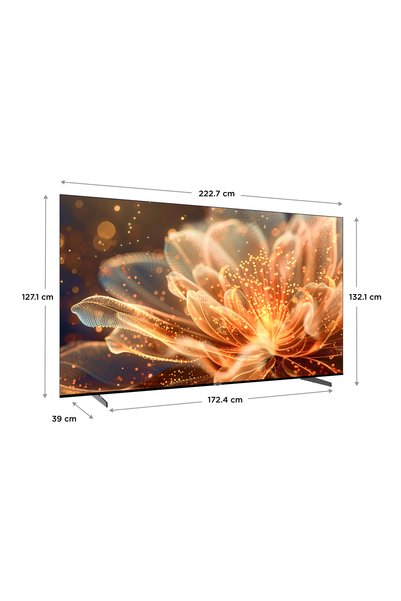 ONVO 100VQ90F3UB 100’’ 254 Ekran Uydu Alıcılı 4K Ultra HD QLED Google TV