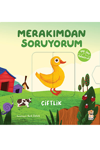 Sincap Kitap Merakımdan Soruyorum Çiftlik Eğitici Bebek Kitabı | Döndür Bulma...