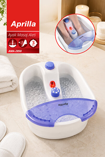 Aprilla AMA-2850 Ayak Masaj & Spa Aleti | 3 Masaj Modu & Titreşim & Isıtma