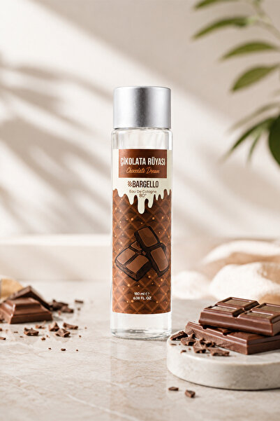 Bargello 180 ml 80° Cam Dökme Kapak Çikolata Kolonya
