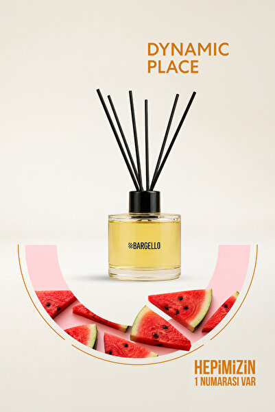 Bargello DYNAMIC PLACE Karpuz Mango Dekoratif Ortam Kokusu Bambu Çubuklu 120 ml