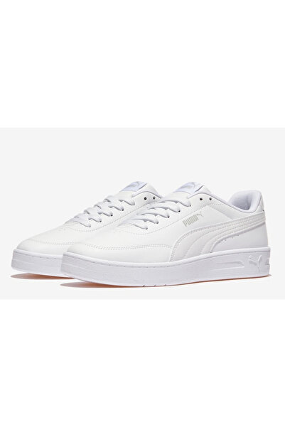 Puma Court Classic Clean, PUMA Alb-Garnet