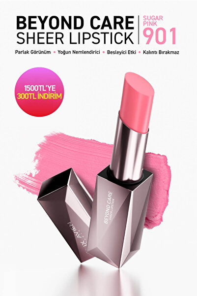 Alix Avien Beyond Care Sheer Lipstick 901 - Sugar Pink - Yoğun Nemlendirici B...
