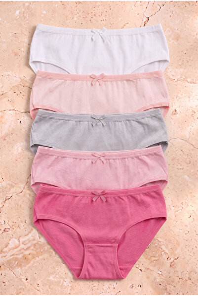 Katia&Bony Pack of 5 Girls' Slips Multi-Colored