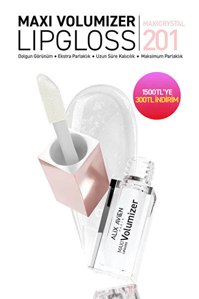Alix Avien Maxivolumizer Lipgloss 201 - Maxicrystal - Kalıcı ve Nemlendirici ...