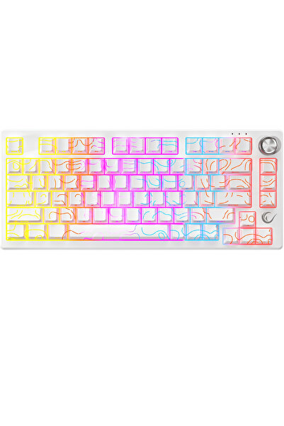 Rampage KB-R106 Crack 75 RGB US Layout Gaming Klavye Membrane Oyuncu Klavyesi...