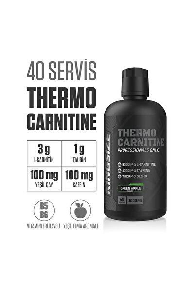 Kingsize Nutrition Thermo Carnitine 1000 mL - Yeşil Elma