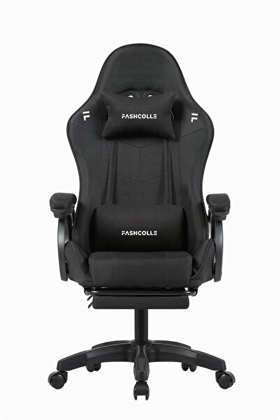 Fashcolle Dynamic Air Kumaş Black Masajlı Oyuncu Koltuğu