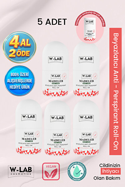 W-Lab Cosmetics Madeleb Roll On 5 Li Set