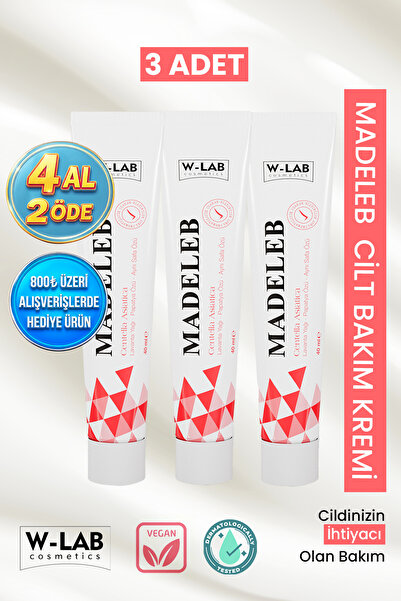 W-Lab Cosmetics Madeleb Cilt Bakımı Kremi 3 lü Set