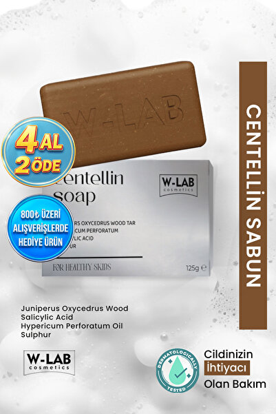 W-Lab Cosmetics Centellin Soap 125 Gr Effective Against Eczema, Scaling, Psor...