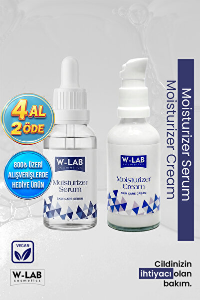 W-Lab Cosmetics Moisturizer Krem Moisturizer Serum Set