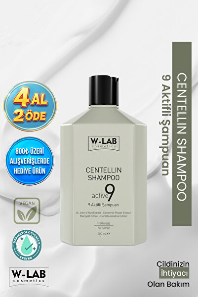 W-Lab Cosmetics Centellin 9 Aktifli Şampuan 250 ml , Pullanma, , Kepek, Kaşın...