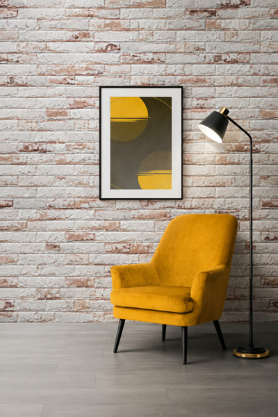 Renkli Duvarlar Kendinden Yapışkanlı Kreatif 70x38 Cm Duvar Kağıdı Paneli Nw107