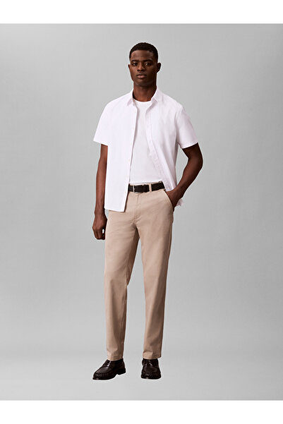 Calvin Klein CHINO DE BUMBAC CU TĂIȚEȘTERE CONICĂ, CONFORTABIL