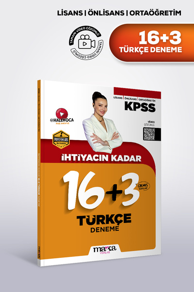 Marka Yayınları 2026 KPSS İhtiyacın Kadar Hale Hoca Türkçe 19 Deneme