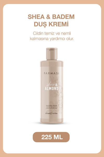 Farmasi Shea & Badem Duş Kremi 225 ml