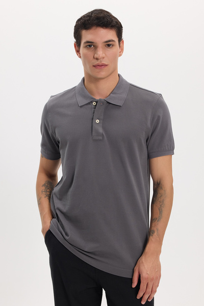 Tudors Men's Slim Fit Premium Series 100% Cotton Soft Textured Mercerized Gra...