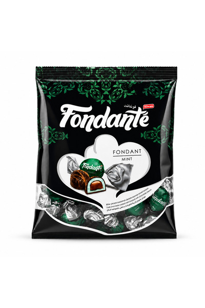 Fondante Çikolata Dolgulu Naneli 500 Gr. (1 Poşet)