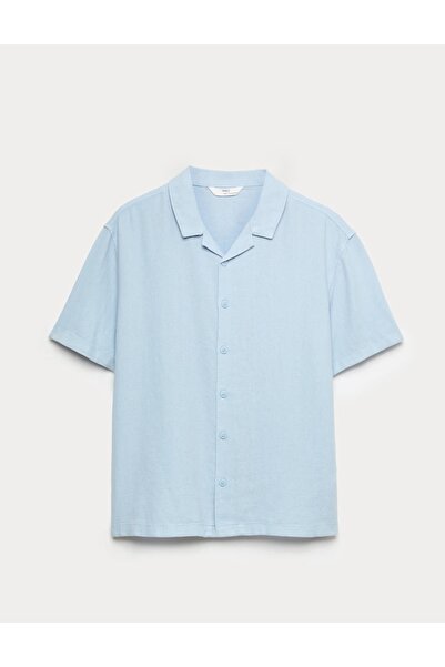 Marks & Spencer Leinenreiches, schlichtes Hemd (6-16 Jahre)