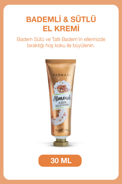 Farmasi Bademli & Sütlü El Kremi 30 ml