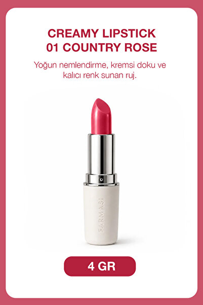 Farmasi Creamy Lipstick 01 Country Rose 4 gr