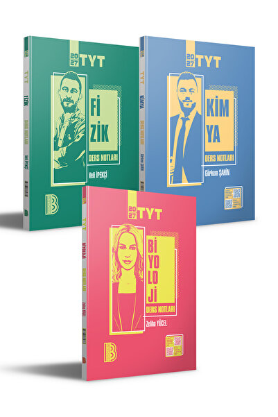 Benim Hocam Yayınları 2026 TYT Fizik Kimya Biyoloji Ders Notları Seti
