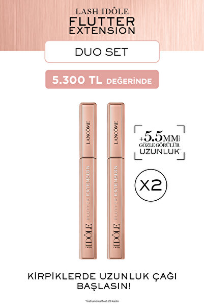 Lancome Lash Idole Flutter Extension Uzun Görünüm veren Maskara Duo Set 78299...