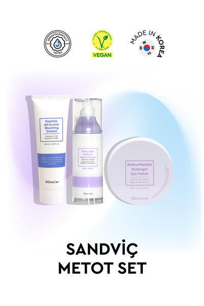 Bibimcos Sandviç Method Set - Bariyer Koruyucu & Yaşlanma Belirtileri Karşıtı...